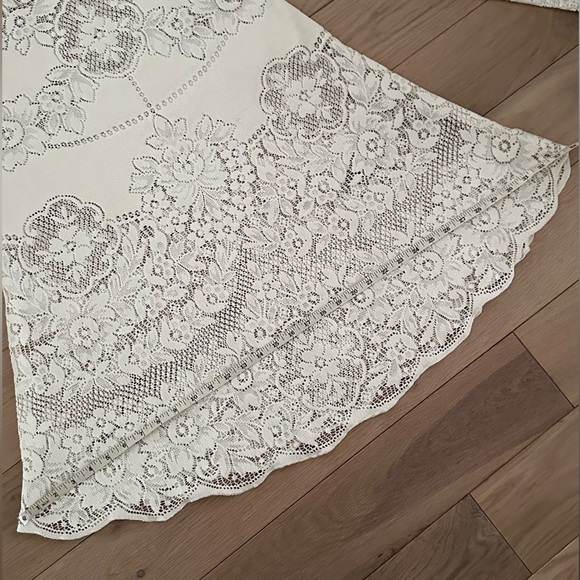 Vintage 60’s 70’s crochet lace boho bell sleeve dress - Picture 4 of 16